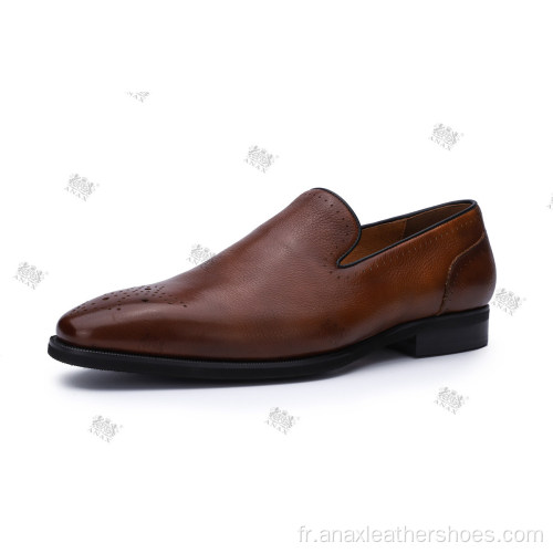 Chaussures homme en cuir de haute qualité à la mode